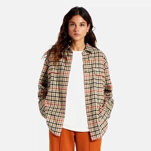 Brixton Bowery Boyfriend Flannel, size XS